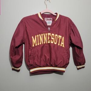 Vintage Team Edition Apparel Minnesota Gophers pullover jacket in size S (Youth)